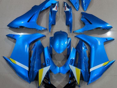2011-2024 Azul Claro Brillante Suzuki GSXR 600-750 Carenado Moto