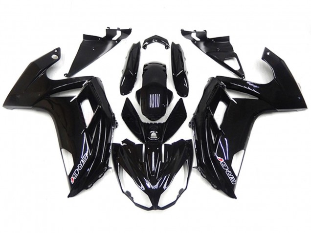 2012-2014 Negro Brillante Kawasaki ER6F Carenado Moto 2012-2014 Negro Brillante Kawasaki ER6F Carenado Moto