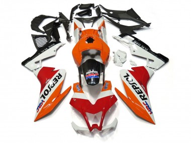 2012-2015 Repsol Blanco & Rojo Aprilia RS4 125 Carenado Moto