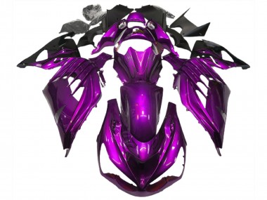 2012-2021 Brillo Púrpura Del Estado De Ánimo Kawasaki ZX14R Carenado Moto