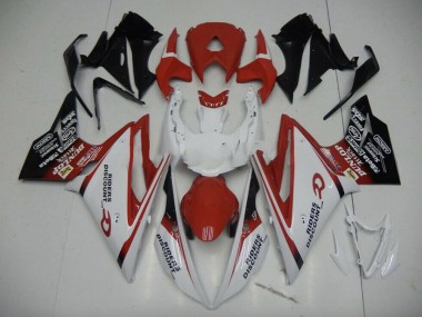 2013-2016 Desvanecimiento Rojo Negro Triumph Daytona 675 Carenado Moto
