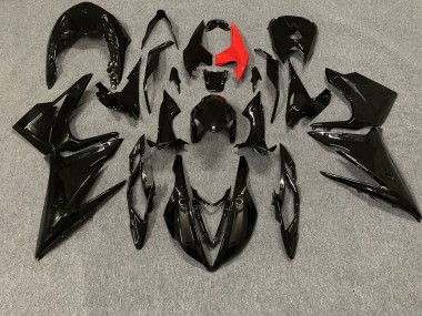 2013-2016 Negro Brillante Triumph Daytona 675 Carenado Moto