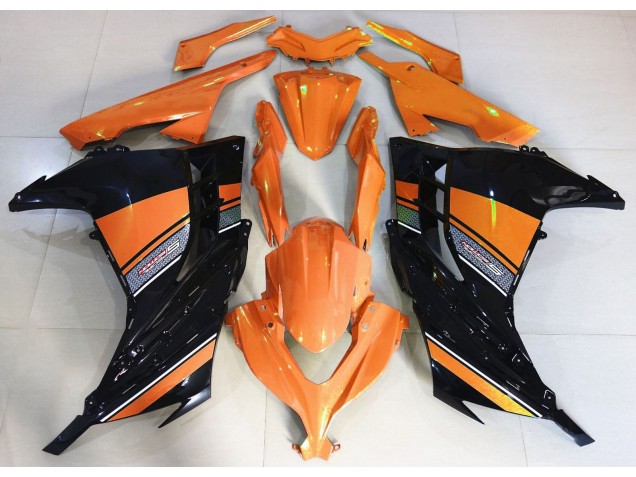 2013-2018 Amanecer Naranja & Negro Kawasaki Ninja 300 Carenado Moto 2013-2018 Amanecer Naranja & Negro Kawasaki Ninja 300 Carenado Moto