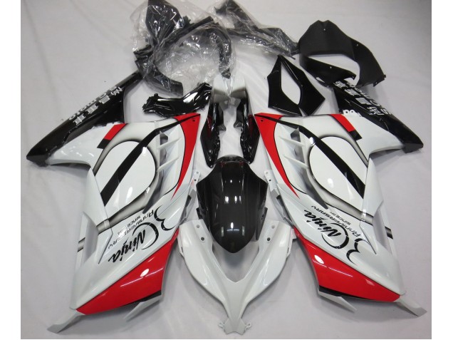 2013-2018 Rojo & Blanco Kawasaki Ninja 300 Carenado Moto 2013-2018 Rojo & Blanco Kawasaki Ninja 300 Carenado Moto