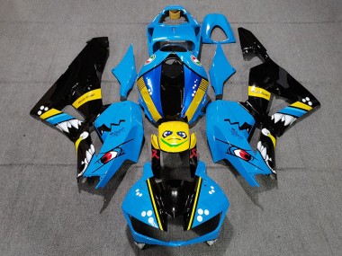 2013-2023 Azul Cielo Personalizado Honda CBR600RR Carenado Moto