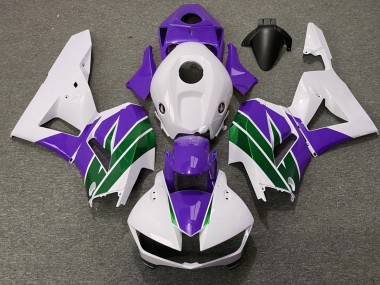 2013-2023 Brillo Morado & Verde Honda CBR600RR Carenado Moto