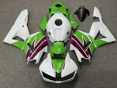 2013-2023 Brillo Verde & Morado Honda CBR600RR Carenado Moto