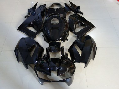 2013-2023 Negro Brillante Honda CBR600RR Carenado Moto