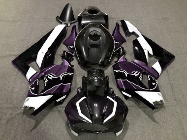2013-2023 Púrpura Personalizado Fibra De Carbono Toro Honda CBR600RR Carenado Moto