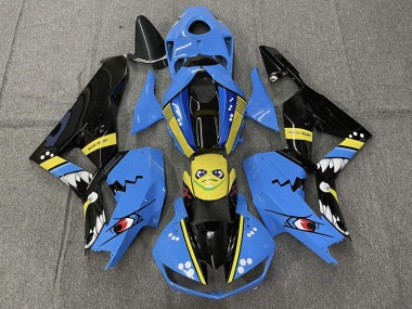 2013-2023 Tiburón Azul Honda CBR600RR Carenado Moto