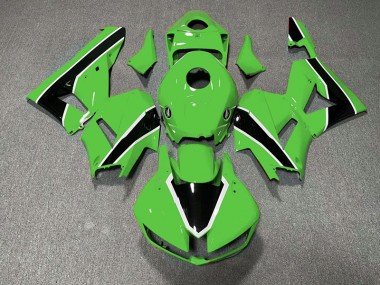 2013-2023 Verde Brillante & Negro Honda CBR600RR Carenado Moto