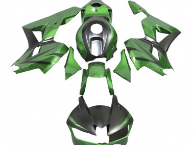 2013-2023 Verde Lagarto & Negro Mate Honda CBR600RR Carenado Moto