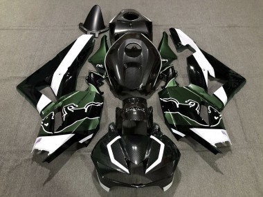 2013-2023 Verde Personalizado Fibra De Carbono Toro Honda CBR600RR Carenado Moto