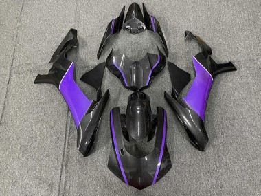 2015-2019 Fibra De Carbono & Morado Yamaha R1 Carenado Moto