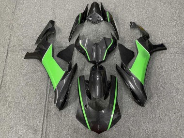 2015-2019 Fibra De Carbono & Verde Yamaha R1 Carenado Moto