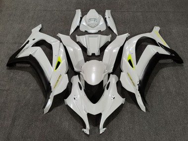 2016-2019 Blanco Perla Intenso Kawasaki ZX10R Carenado Moto