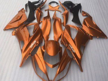 2016-2019 Naranja Caramelo Brillo Kawasaki ZX10R Carenado Moto