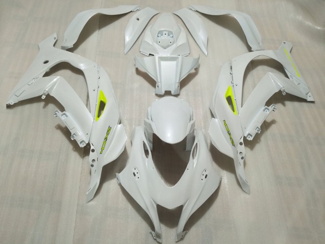 2016-2019 Perla Blanca Kawasaki ZX10R Carenado Moto