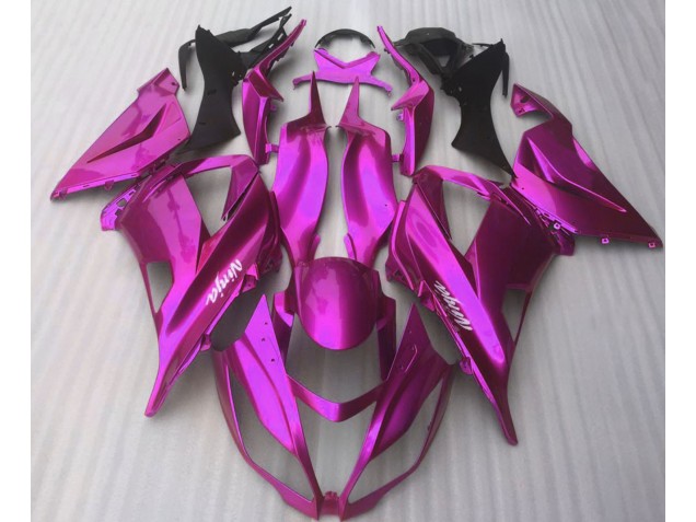 2016-2019 Rosa Caramelo Brillo Kawasaki ZX10R Carenado Moto 2016-2019 Rosa Caramelo Brillo Kawasaki ZX10R Carenado Moto