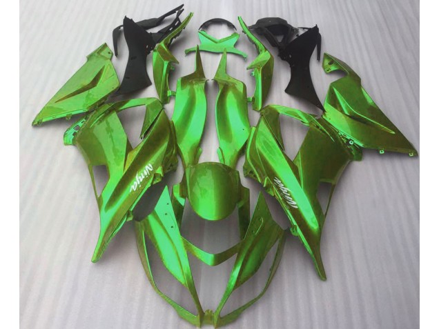 2016-2019 Verde Caramelo Brillo Kawasaki ZX10R Carenado Moto 2016-2019 Verde Caramelo Brillo Kawasaki ZX10R Carenado Moto