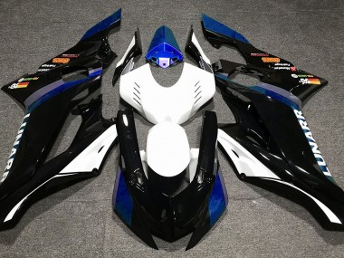 2017-2021 Azul Oscuro Personalizado Yamaha R6 Carenado Moto