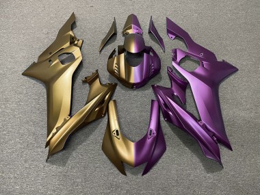 2017-2021 Bronceado & Morado Dividido Yamaha R6 Carenado Moto