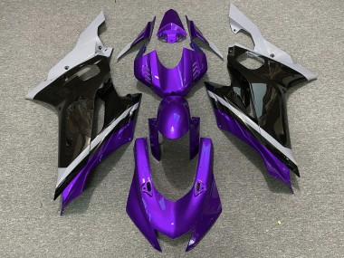 2017-2021 Cemento Negro & Morado Yamaha R6 Carenado Moto