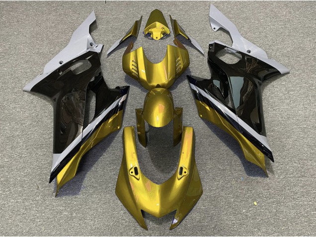 2017-2021 Cemento Negro & Oro Yamaha R6 Carenado Moto 2017-2021 Cemento Negro & Oro Yamaha R6 Carenado Moto