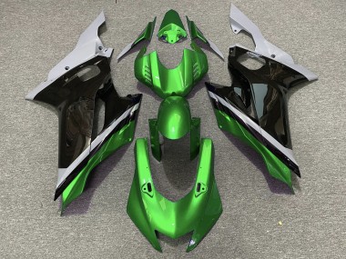 2017-2021 Cemento Negro & Verde Yamaha R6 Carenado Moto