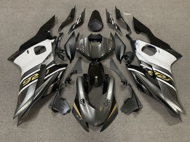 2017-2021 Gris Plomizo & Dorado Yamaha R6 Carenado Moto 2017-2021 Gris Plomizo & Dorado Yamaha R6 Carenado Moto