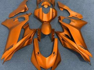 2017-2021 Naranja Brillante Mate Yamaha R6 Carenado Moto
