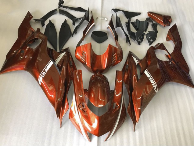 2017-2021 Naranja Intenso Yamaha R6 Carenado Moto 2017-2021 Naranja Intenso Yamaha R6 Carenado Moto