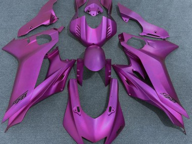 2017-2021 Púrpura Brillante Mate Yamaha R6 Carenado Moto