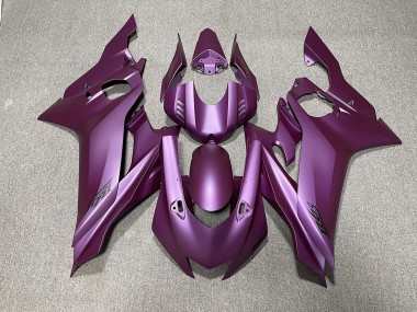 2017-2021 Púrpura Oscuro Mate Yamaha R6 Carenado Moto