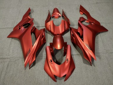 2017-2021 Rojo Mate Yamaha R6 Carenado Moto