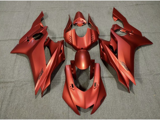 2017-2021 Rojo Mate Yamaha R6 Carenado Moto